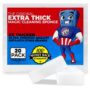 STK 20 Pack Extra Thick Magic Cleaning Pads - Eraser Sponge for All Surfaces - Kitchen-Bat