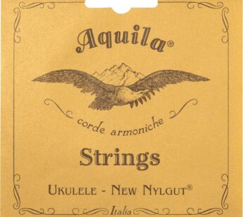 Aquila New Nylgut Tenonr Ukulele Set Nylon Gut high G, White, 10U Regular GCEA (STAQUIL-53