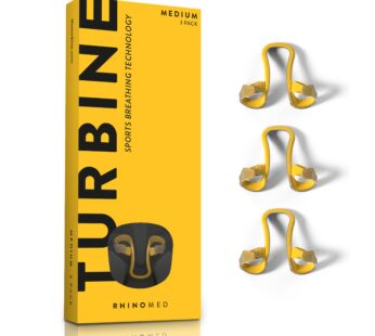 Rhinomed Turbine Nasal Dilator for Athletic Breathing | Medium 3pk | Improves Airflow Duri