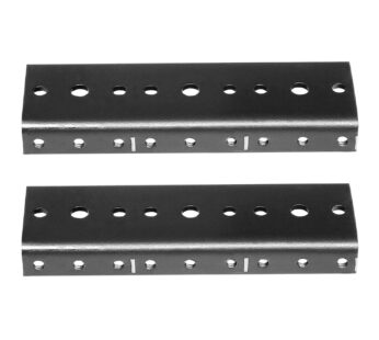 Reliable Hardware Company Rack Rail, Black Powder Coat (RH-3-SRR-A)