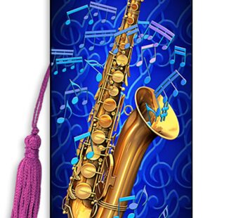 3D Royce Bookmark – Saxophone