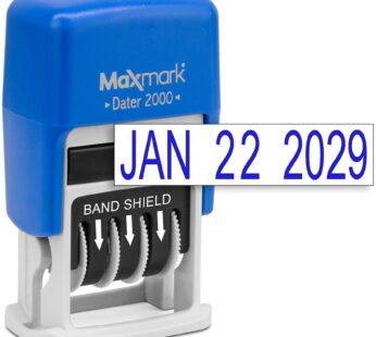 MaxMark 2000 Dater Self Inking Date Stamp – Blue