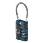 Lewis N. Clark TSA Cable Lock, Blue, Single