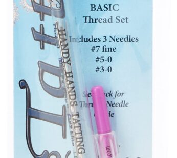 Handy Hands 3-Piece Tatting Needles Set for Thread,Gray