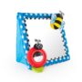 Sassy Tummy Time Floor Mirror | Developmental Baby Toy | Newborn Essential for Tummy Time