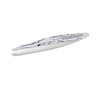 Tweezerman Mini Slant Tweezer Marble Pattern, 0.5984 Ounce