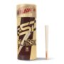 RAW Cones Classic King Size | 50 Pack | Natural Pre Rolled Rolling Paper with Tips & Packi