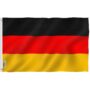 Anley Fly Breeze 3x5 Foot Germany Flag - Vivid Color and Fade proof - Canvas Header and Do