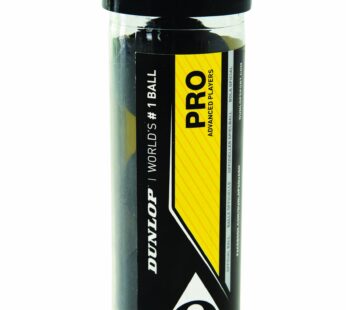 Dunlop Sports Pro XX Squash Ball V22, 3-Ball Tube