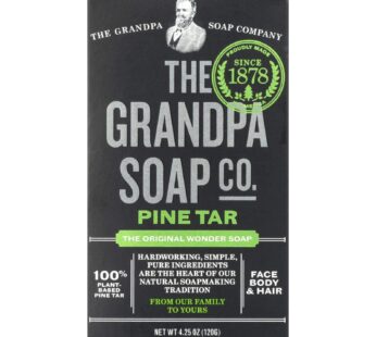 Grandpas Grandpa Pine Tar Soap Lg 4.25 Oz