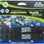 ROK Straps ROK-10050 Black/Reflective 18" - 60" Motorcycle/ATV Adjustable Stretch Strap