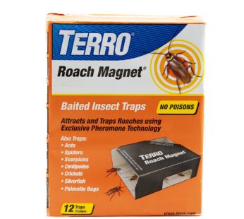 TERRO T256 Poison Free Roach Magnet Trap and killer with Exclusive Pheromone Technology –