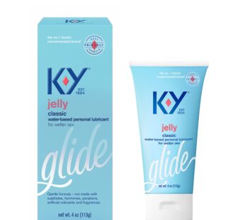 K-Y Jelly Premium Water Based Lube- Personal Lubricant Safe To Use With Latex Condoms, Dev