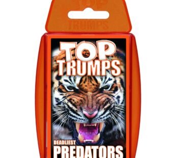 Top Trumps Predators Top Trumps Classic Card Game, Learn facts about Killer Whales, Lions