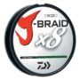 Daiwa J-BRAIDX8, Filler Spool, Dark Green, Mono Dia.= 12lb.