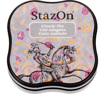 Tsukineko SZMID-34 StazOn Midi Ink Pad, Cloudy Sky