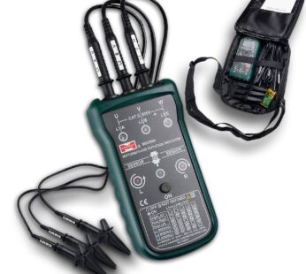 Mastech MS5900 3 Motor Phase Rotation Indicator Meter Sequence Tester LED Field