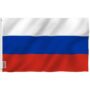 Anley Fly Breeze 3x5 Foot Russia Flag - Vivid Color and Fade proof - Canvas Header and Dou