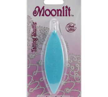 Handy Hands Moonlit Tatting Shuttle with Hook, Aqua Surf