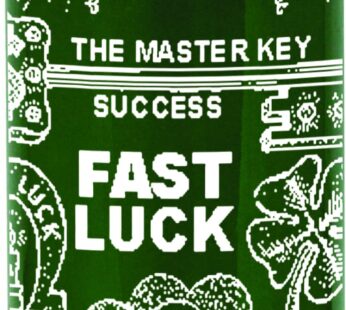 Brilux 7 Day Glass Candle Fast Luck – Green, unscented