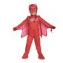 Disguise Owlette Deluxe Toddler PJ Masks Jumpsuit with Attached Boot Covers, Large/4-6X, R