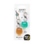 Nite Ize Identikey Covers + S-Biner Key Clips, Write-On Universal Key Covers for Quick Key