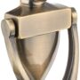 Prime-Line S 4235 Door Knocker and Viewer, Diecast Construction, Antique Brass Finish (Sin