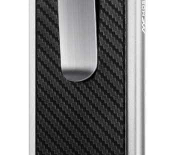 MOSIYEEF Minimalist Wallet for Men, RFID Blocking Card Wallet with Money Clip, Leather Wra