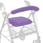 Top Glides "Playful Purple" Universal Rollator Walker Seat and Backrest Covers (Purple)