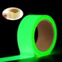 Glow in The Dark Tape Oumers 33 ft x 2 inch Green High Bright Luminous Tape Sticker Remove