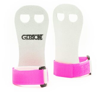 Gibson Rainbow Gymnastic Grips, 3 SIZES, Medium, Large, X-Large, 3 COLORS, Pink, Blue, Bla