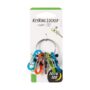 Nite Ize Key Ring Locker, Stainless Steel Keychain Ring with 5 Colorful Locking Plastic S-