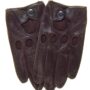 Pratt and Hart Momentum Men's Touchscreen Leather Driving Gloves Size M Brown