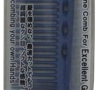 YS PARK FINE CUTTING COMB WIDE – BLUE