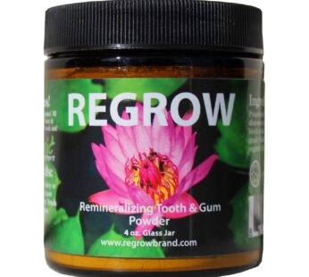 REGROW Remineralizing Tooth Powder – Whiter Teeth Naturally – Cleans, Heals, Protects & St