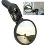 Hafny Bar End Bike / Bicycle Mirror, Stainless Steel Lens , Safe Adjustable Rearview Cycle
