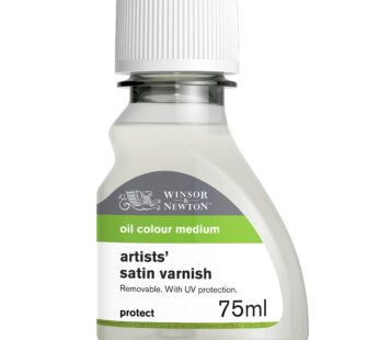 Winsor & Newton Professional Artists’ Satin Varnish, 75ml (2.5oz) Bottle