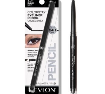 Pencil Eyeliner by Revlon, ColorStay Eye Makeup with Built-in Sharpener, Waterproof, Smudg