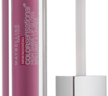 Maybelline New York Color Sensational High Shine Gloss, Raspberry Reflections, 0.17 Fluid