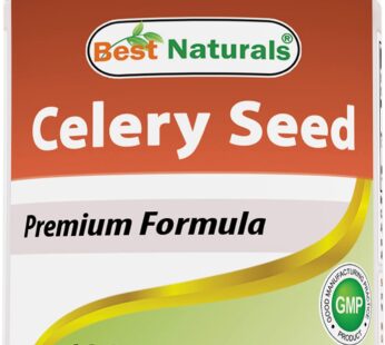 Best Naturals Celery Seed 600 Mg Tablet, 180 Count (817716014401)