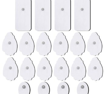 TENS/EMS Unit Replacement Pads NURSAL 20 Pack 3.5mm Snap Electrode Pads for Electrotherapy
