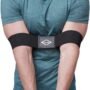 Scott Edward Pro Golf Swing Arm Band Training Aid for Golf Beginners, Black