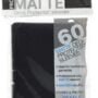 Ultra Pro 60ct Pro-Matte Black Small Deck Protectors, black, small
