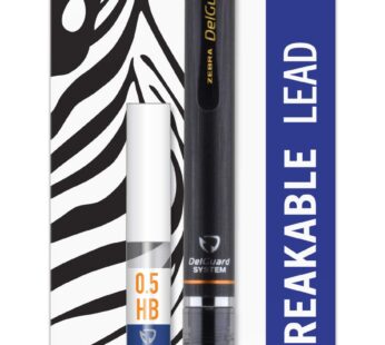 Zebra Pen? Delguard Mechanical Pencil, 0.5 mm, Black Barrel