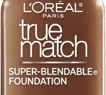 L’Oreal Paris Makeup True Match Super-Blendable Liquid Foundation, Deep Cool C9, 1 Fl Oz,