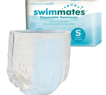 Swimmates Adult Swim Underwear, Pull-Up with Tear-Away Side Seams, Unisex, Disposable, Sma