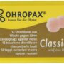 Ohropax Reusable Wax/Cotton Ear Plugs (12 Plugs Total)(1 Clear Carrying Case) - Ear Plugs