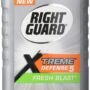 Right Guard Xtreme Defense 5 Anti-Perspirant & Deodorant, Fresh Blast 2.60 oz