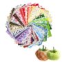 60 Pcs 4" x 4"(10cm x 10cm) Assorted Craft Fabric Bundle Squares Patchwork Fabric Sets for