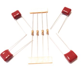 4 Pack Treble Bleed Kits .0022uf Film Caps 150k Fits Humbuckers or Single Coils